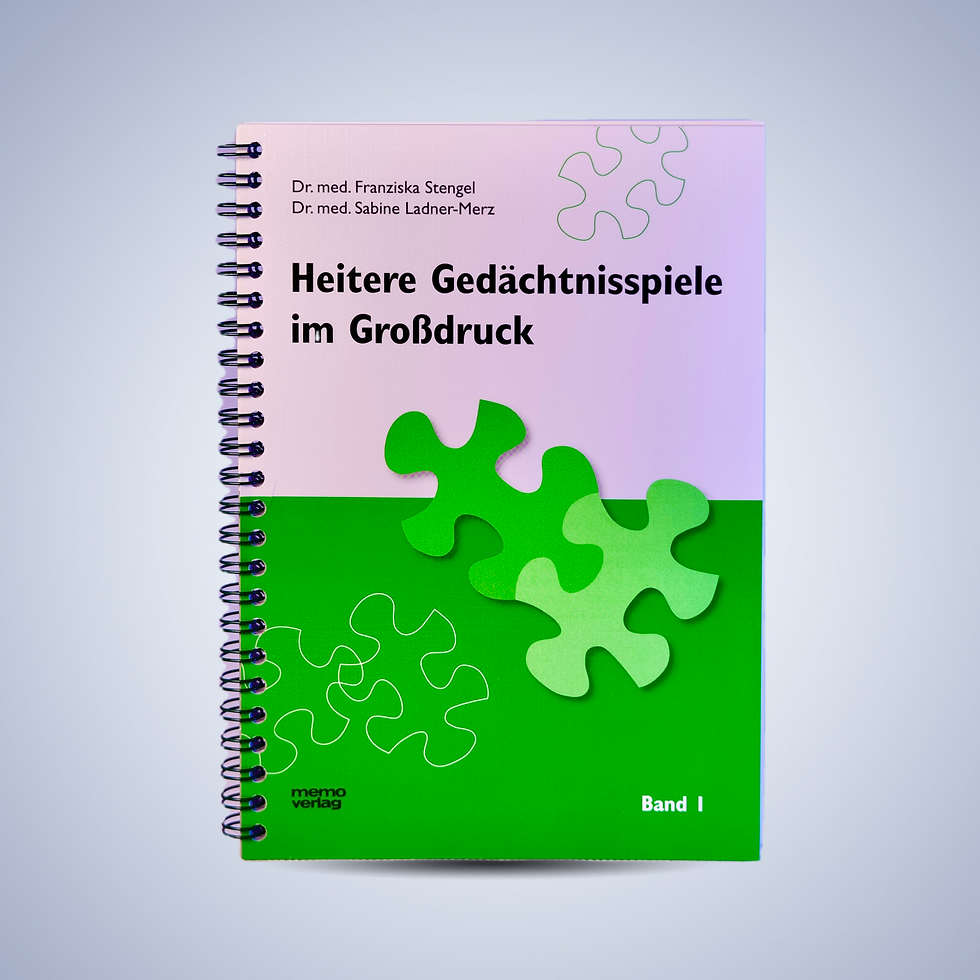 Heitere Gedächtnisspiele im Großdruck Band 1