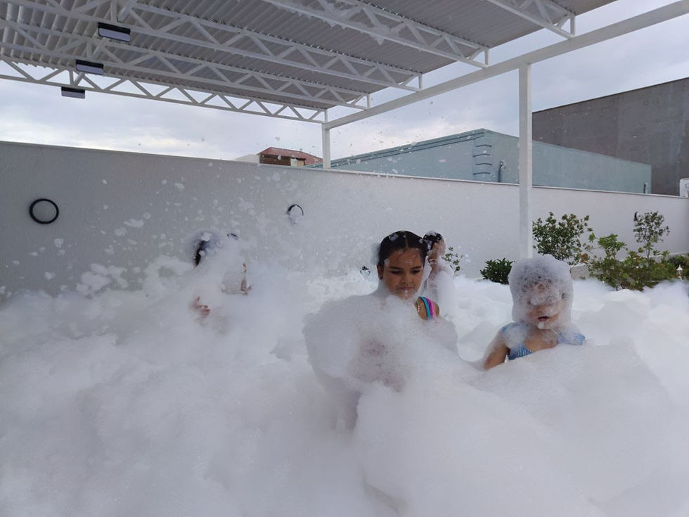 Foam Party  for kids and adults at a birthday party in Toronto
