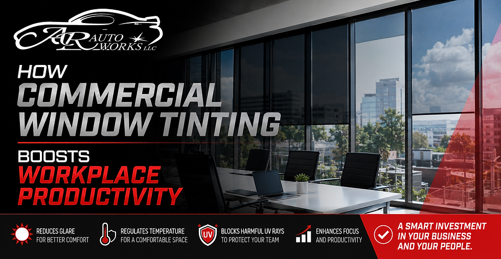 How Commercial Window Tinting Boosts Workplace Productivity
