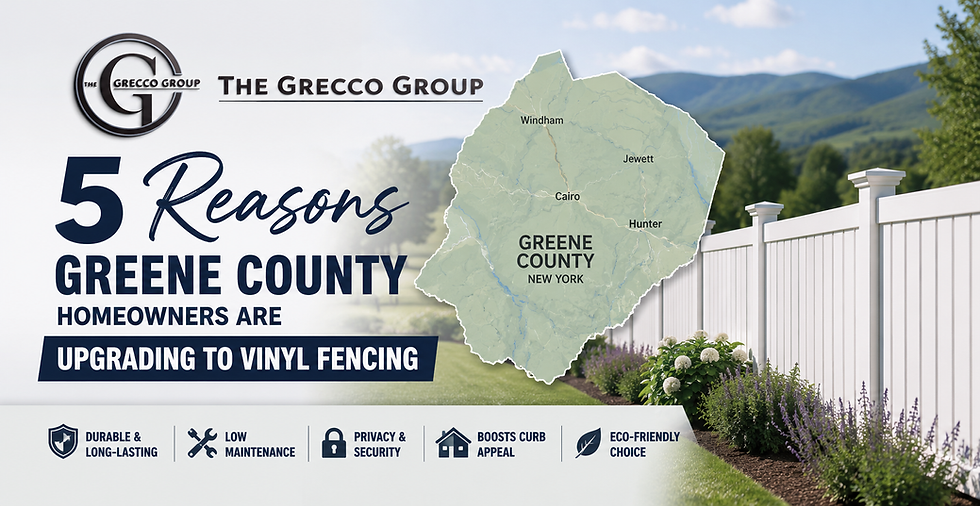 The Grecco Group fencing installations for Greene county, NY