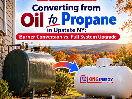 Converting from Oil to Propane in Upstate NY: Burner Conversion vs. Full System Upgrade