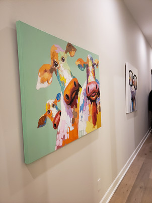 Children's wing artwork