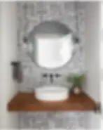 Davinci Interiors Austin virtual interior design Guest Bath