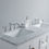 Thumbnail: Ariane 60" White Double Vanity Dual Sinks