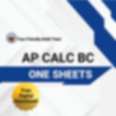 AP® Calculus BC One Sheet