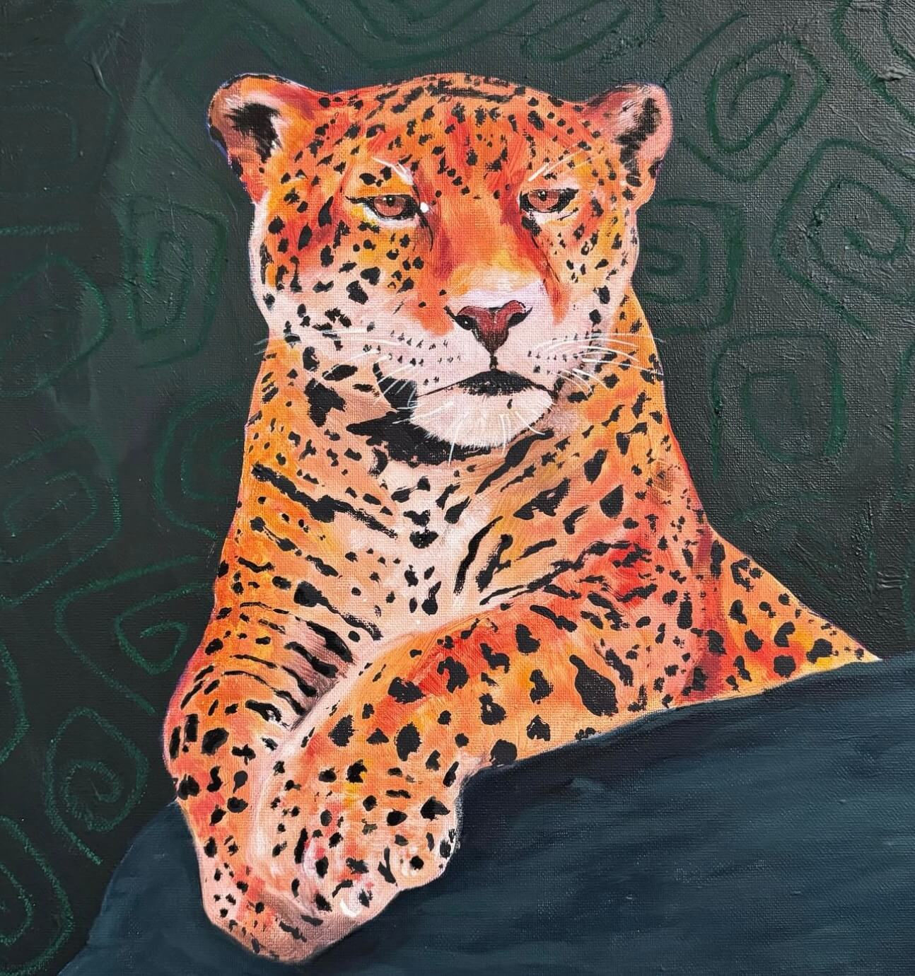 Al jaguar le gusta nadar