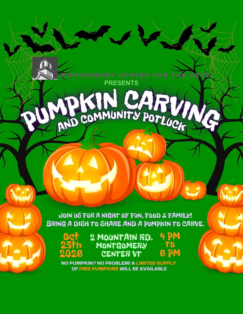 Community Pumpkin Carving & Potluck 2026