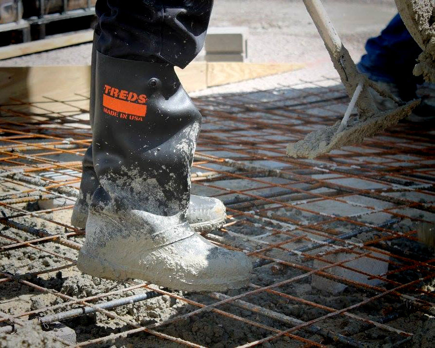 TREDS Concrete Over Boots