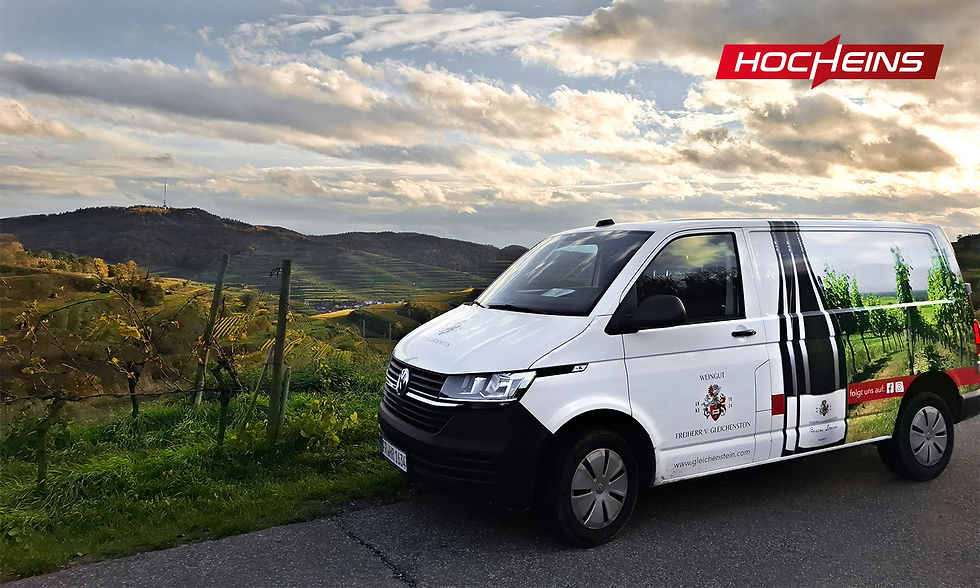 Fahrzeugbeklebung Weingut