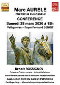 Conférence PdGP "Marc Aurèle" - Benoît ROSSIGNOL - Valliguières - 28 mars 2026