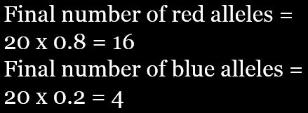 calculations for observed values for a chi-squared statistical test