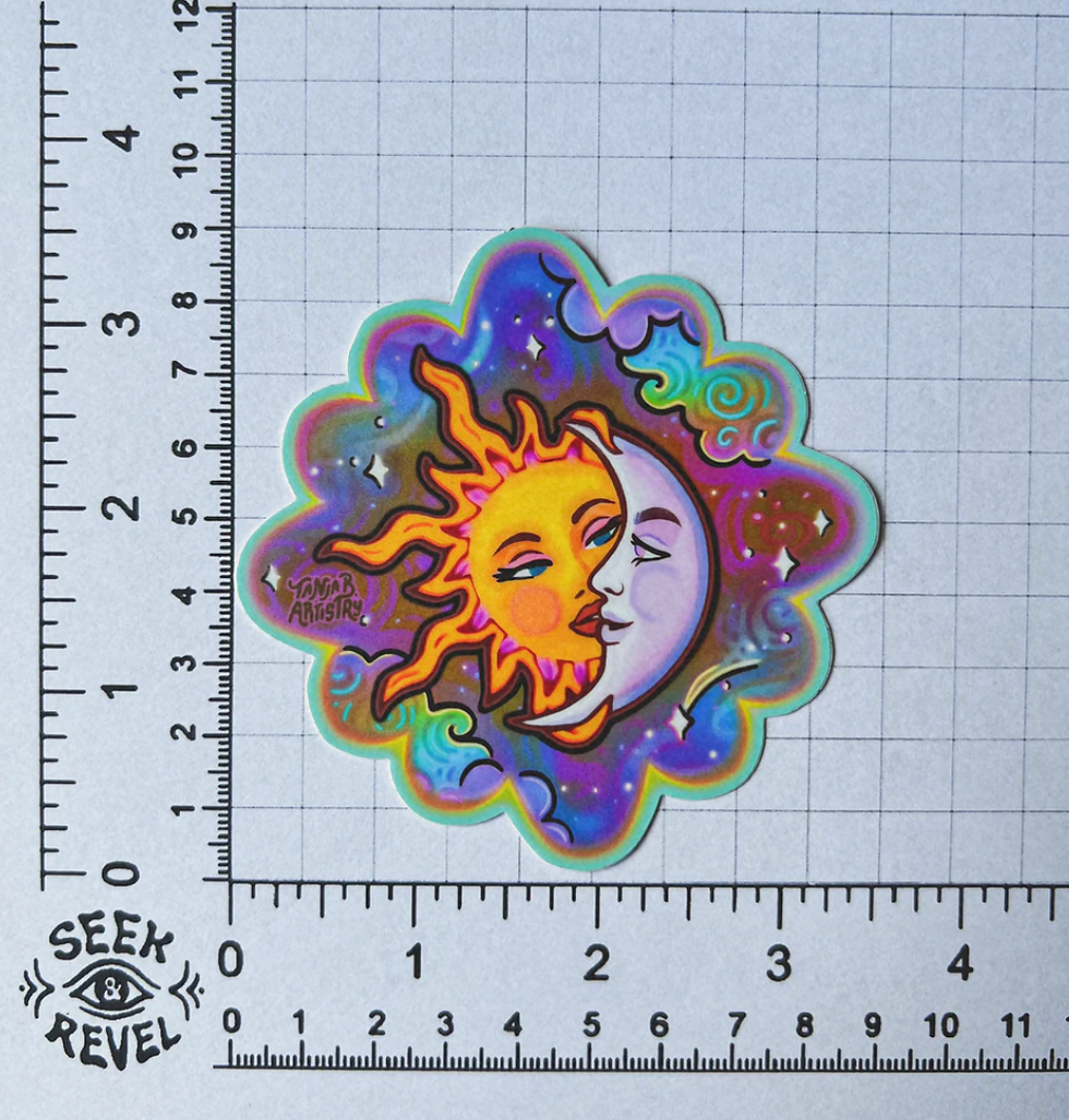 Thumbnail: Sun And Moon Sticker