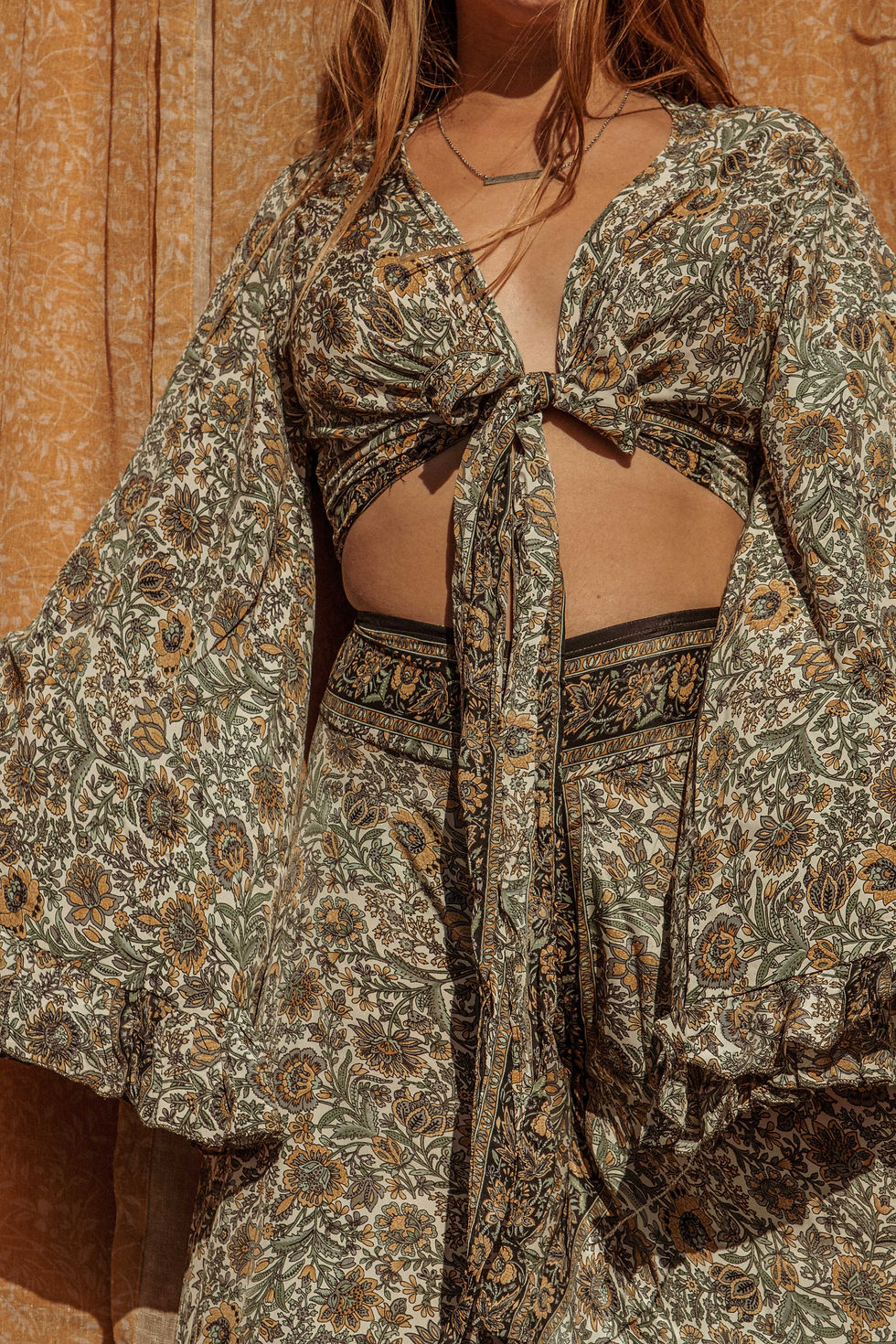 Thumbnail: Simona Bell Sleeve Wrap top