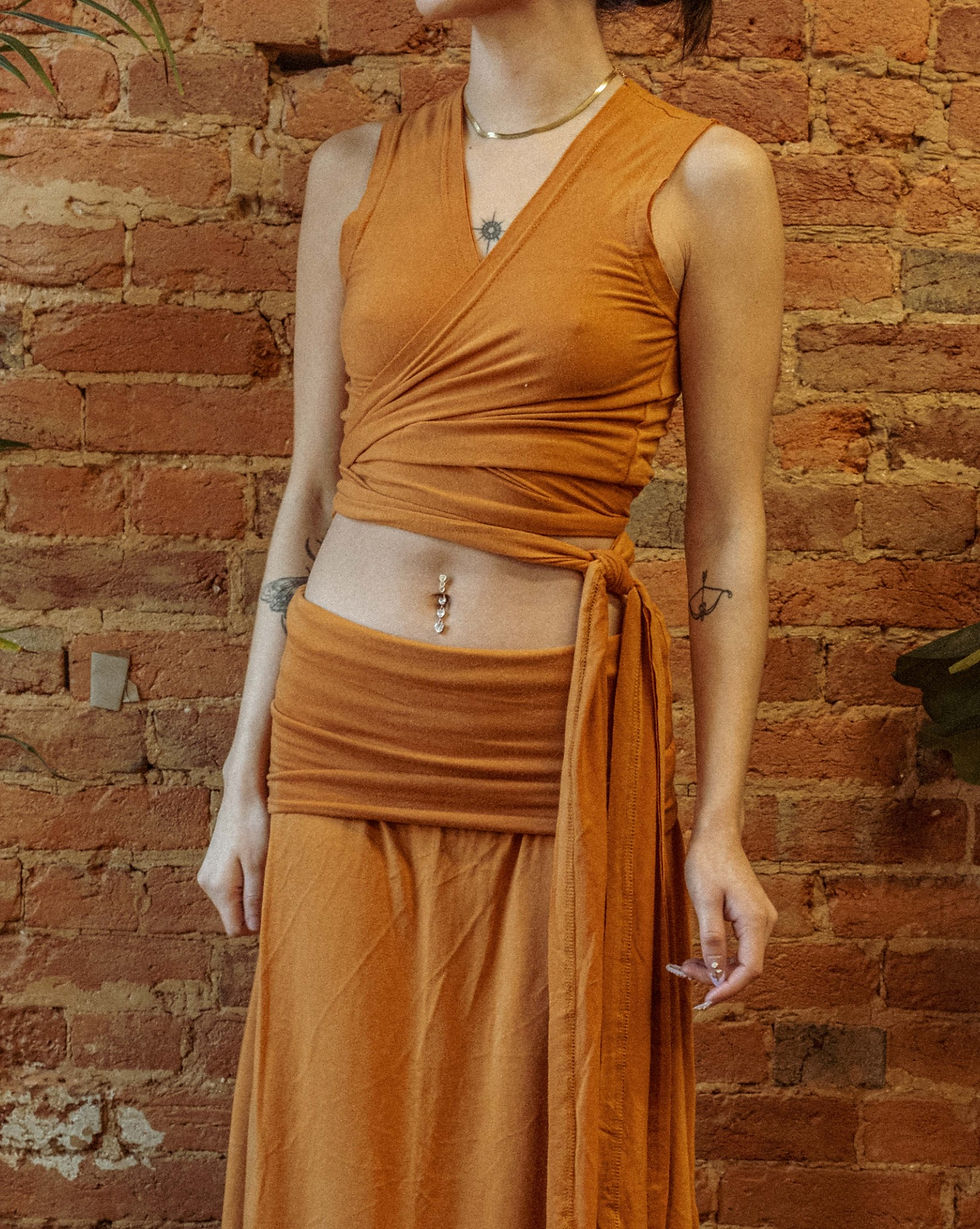 Thumbnail: Prana Forest Fiber Wrap Top