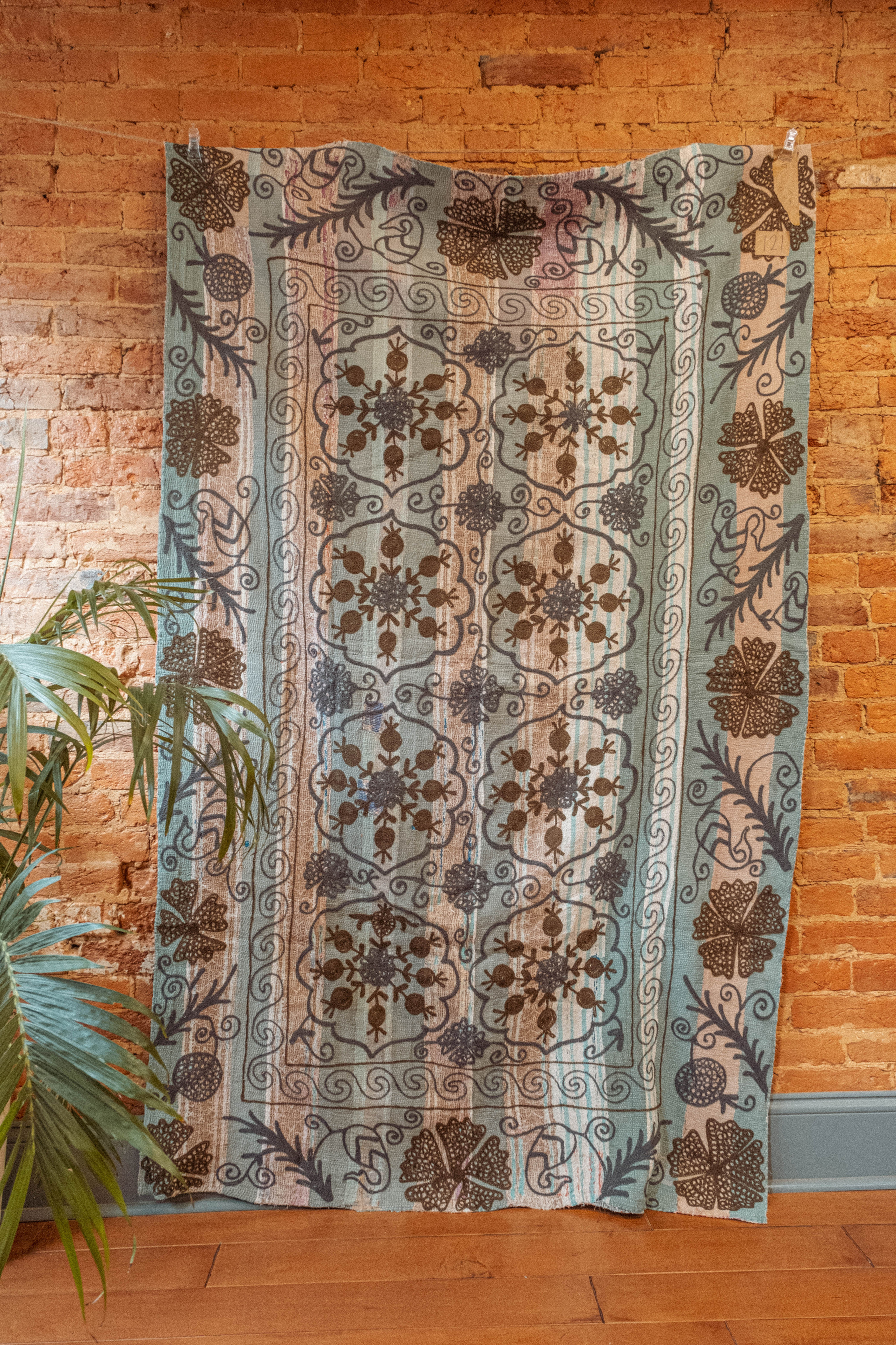 Embroidered Kantha Blanket 121