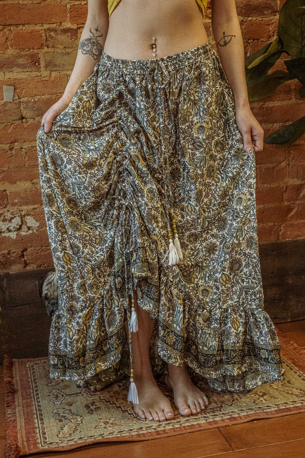 Thumbnail: Valentina Cinch Ruffle Skirt
