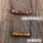 Thumbnail: Raw Birthstone Bar Necklace