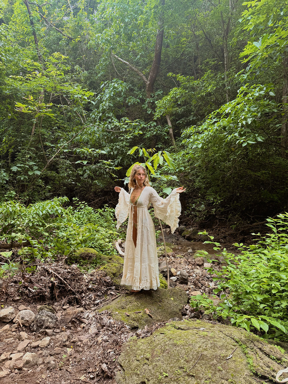 Thumbnail: Sunwashed Raw Organic Cotton Kimono