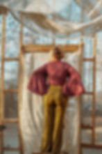 Thumbnail: EcoVero Bell Sleeve Wrap Top