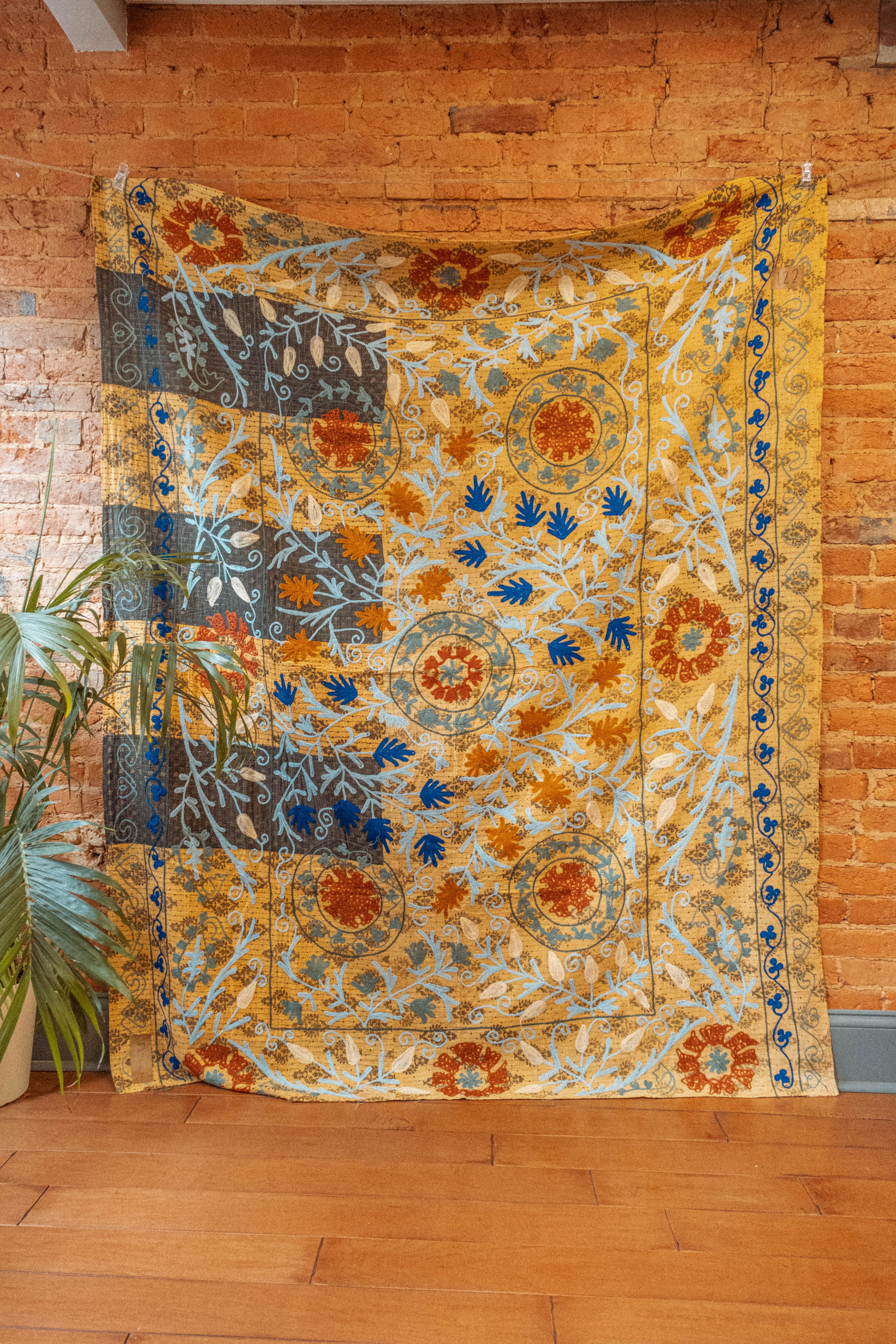 Embroidered Kantha Blanket 122