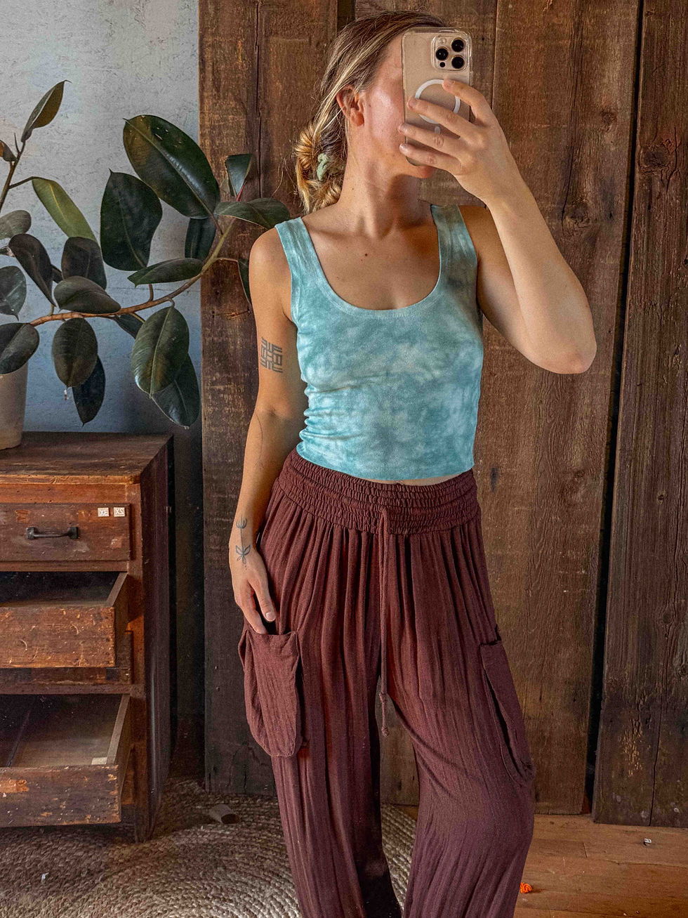 Thumbnail: Hemp Organic Cotton Tank - Hand Dyed