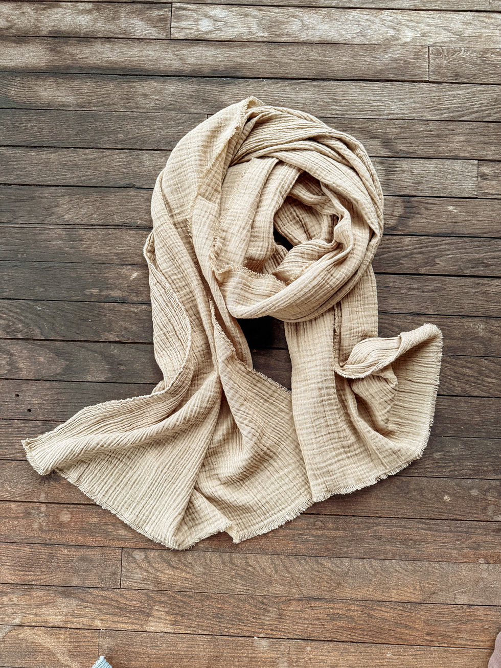 Thumbnail: Beachy Soft 100% Cotton Scarf 