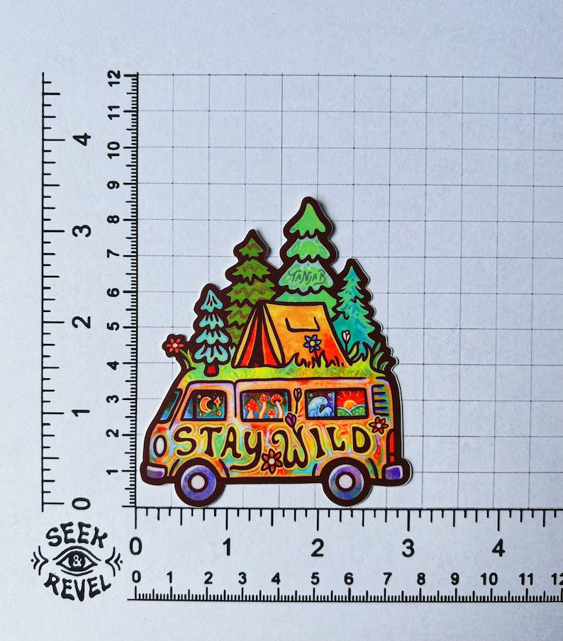 Thumbnail: Stay Wild Camper Van Sticker