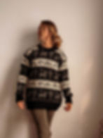 Thumbnail: Nordic Reindeer Wool Sweater