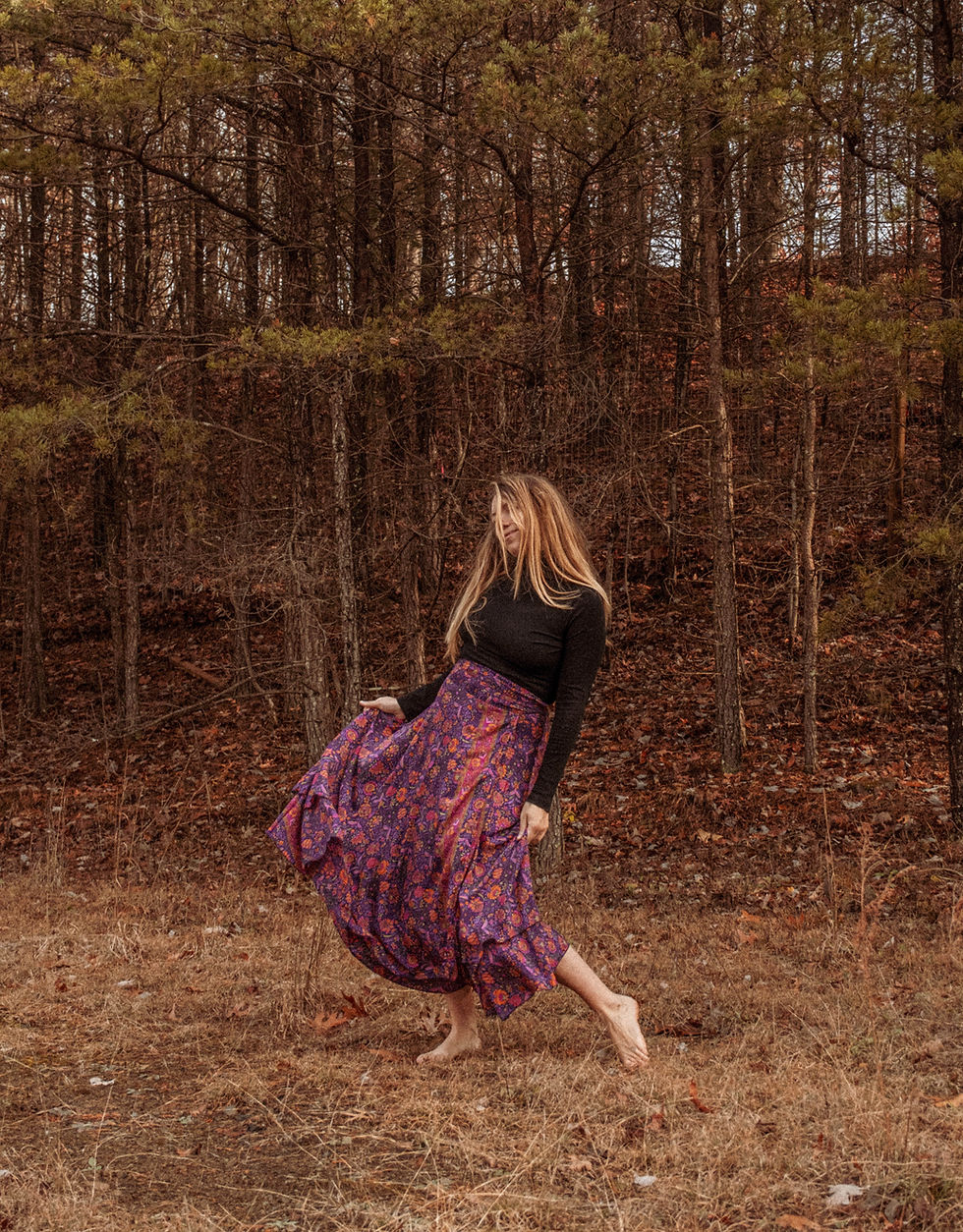 【Anyone more】Dure Layered Frill Wrap Skirt Eliza Layered Wrap Skirt | Gardenbelle Shop