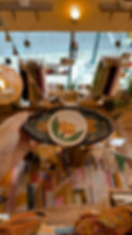 Thumbnail: Globe Mallow Sgraffito Tea Rest Dish