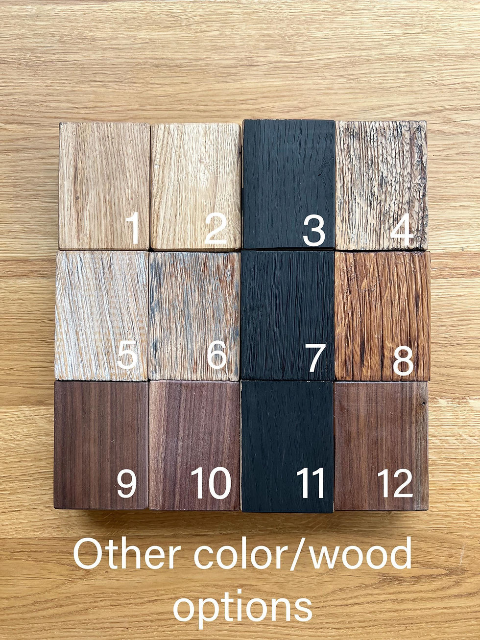 Thumbnail: Solid oak shoe rack bench with seat