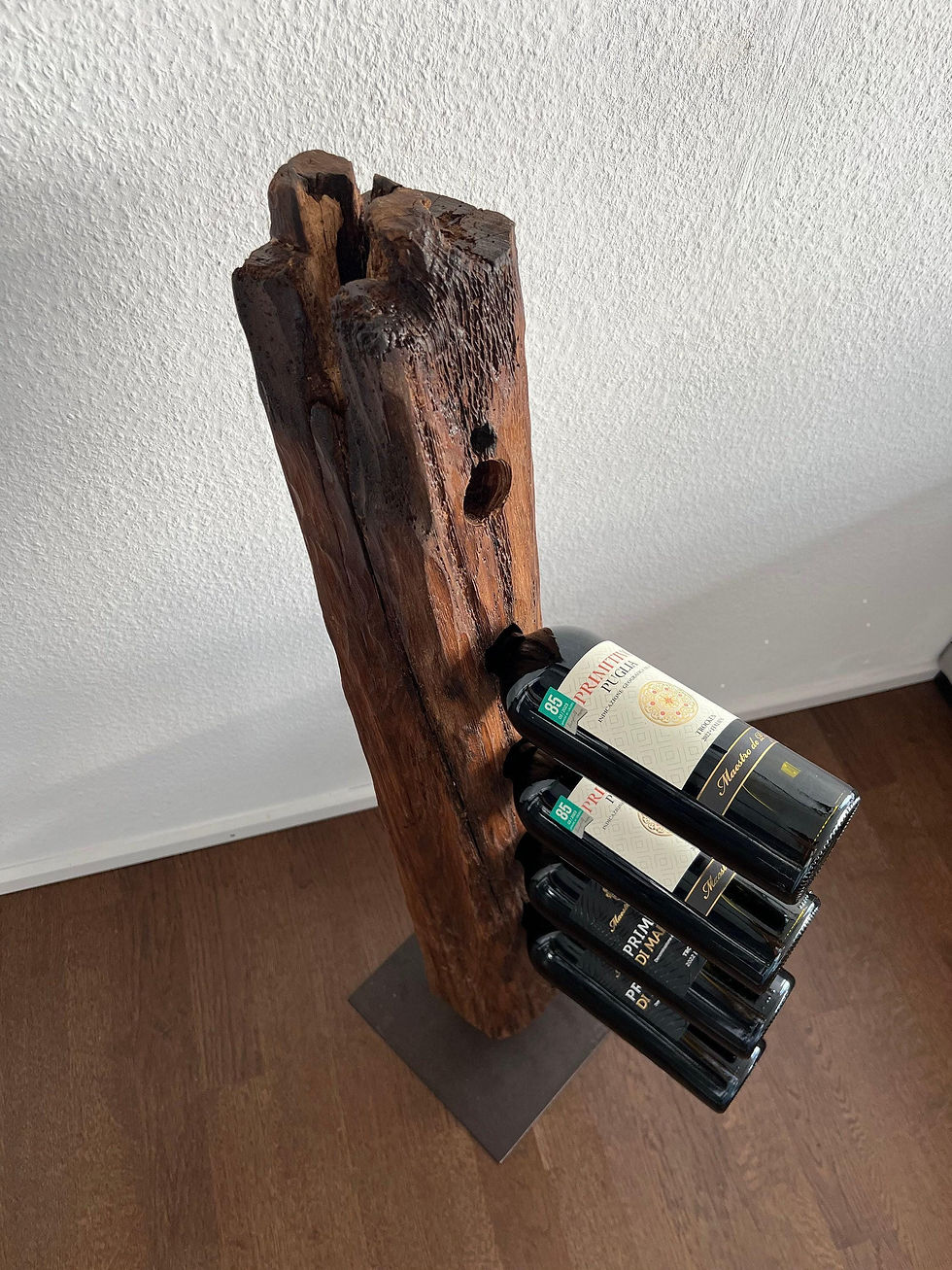 Thumbnail: Modern Wine Rack Stand - Elegant Bottle Holder - Home Bar Decor