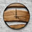Miniaturbild: Industrial Wall Clock, Modern Design Minimalist Clock for Wall Metal and Wood...