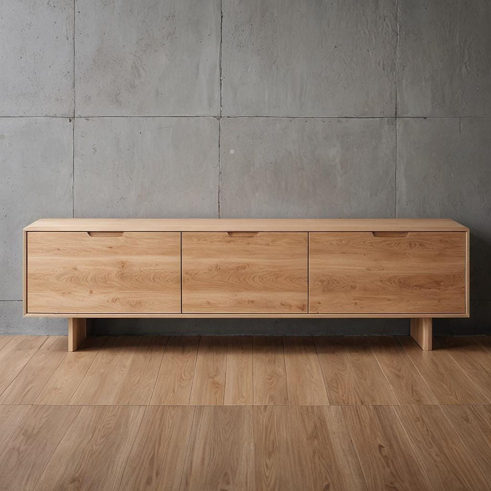 Miniaturbild: Massivholz Lowboard Sideboard Konsolentisch Beistelltisch Schrank Echtholztisch