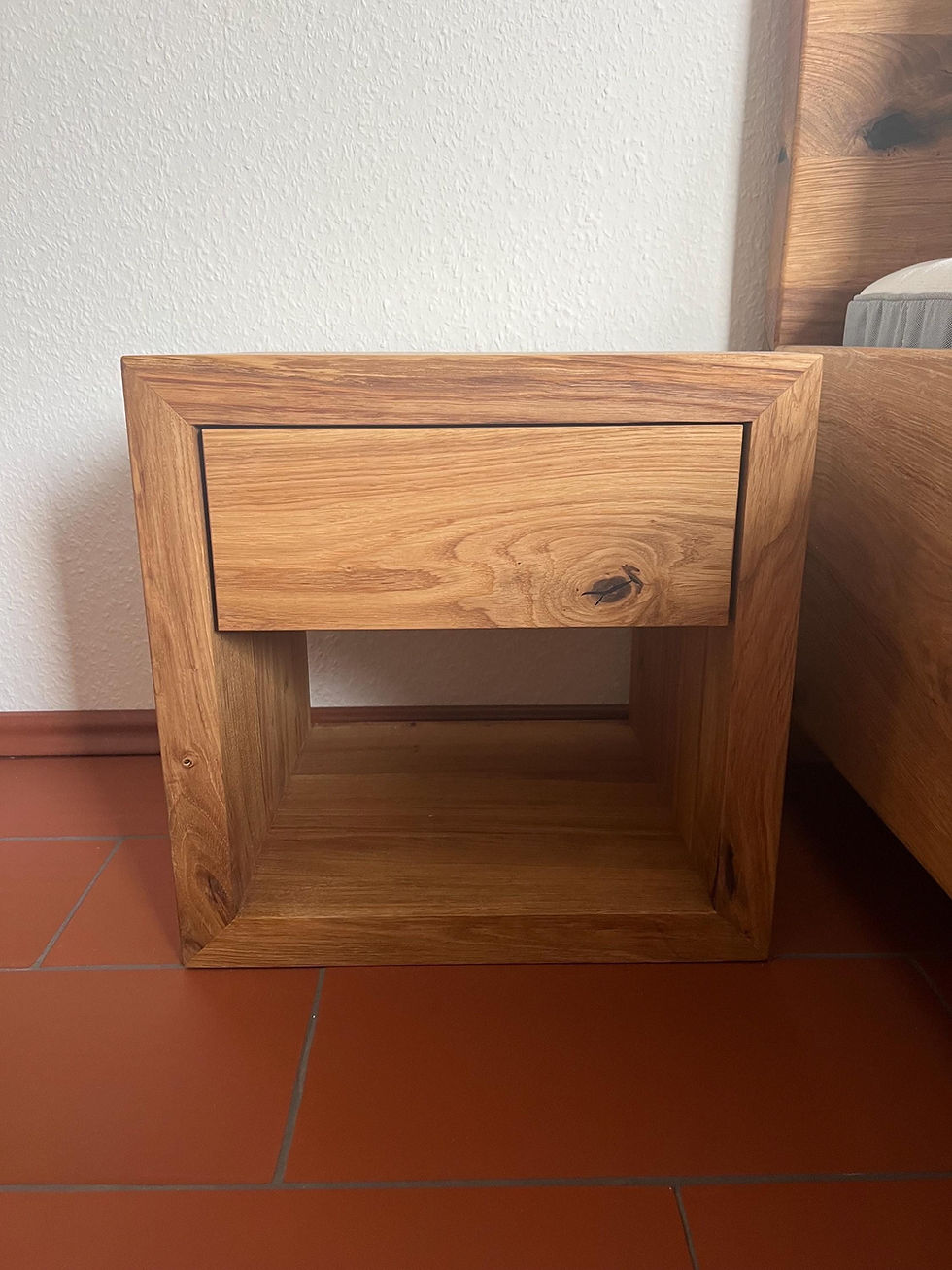 Thumbnail: Real Wood Nightstand / Side Table / Plant Stand / Handcrafted Stool