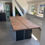 Miniaturbild: Solid Wood Dining Table - Handcrafted Office & Conference - Farmhouse & Modern