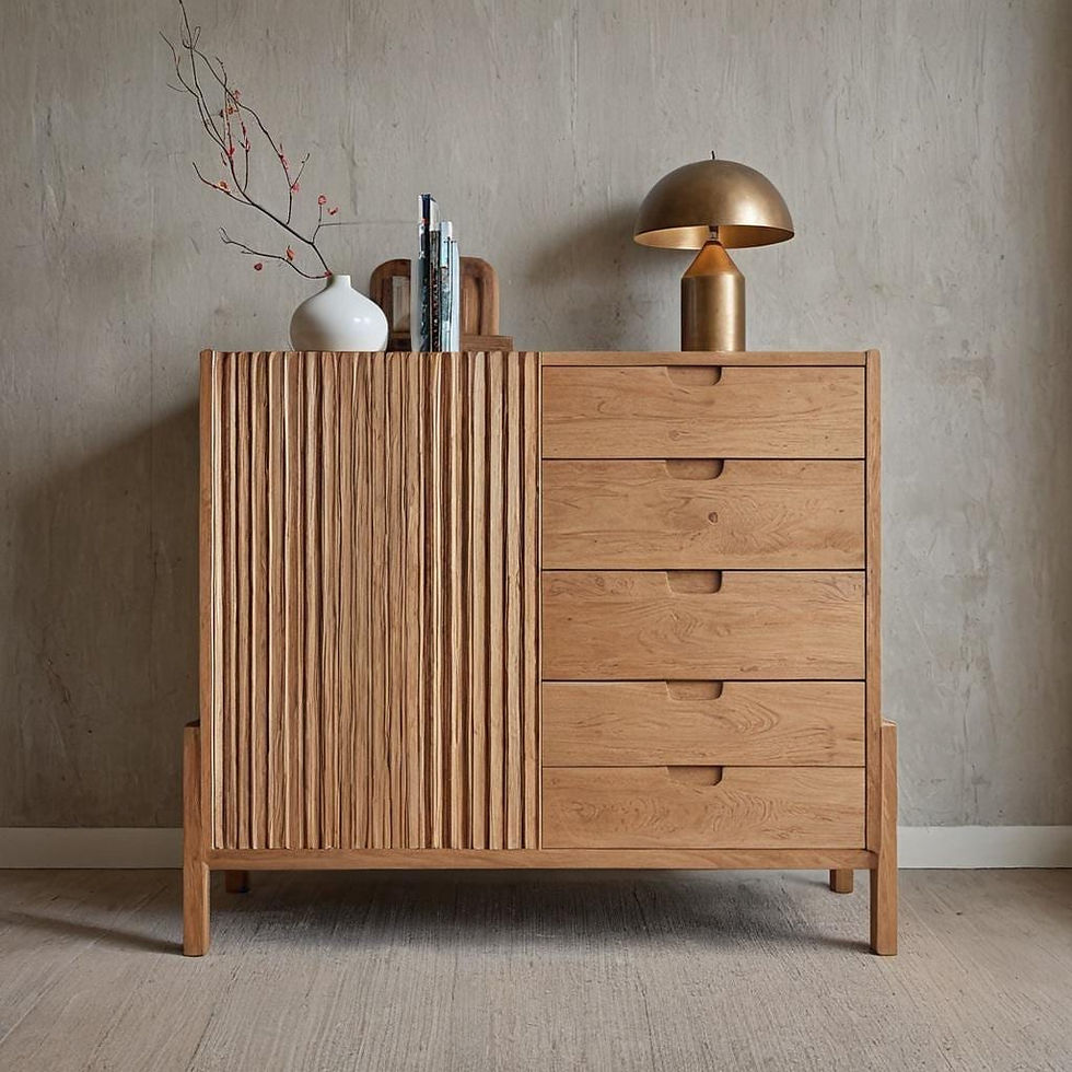 Echtholz Kommode / Kleiderschrank / Sideboard / Konsolentisch / Massivholz Ti...