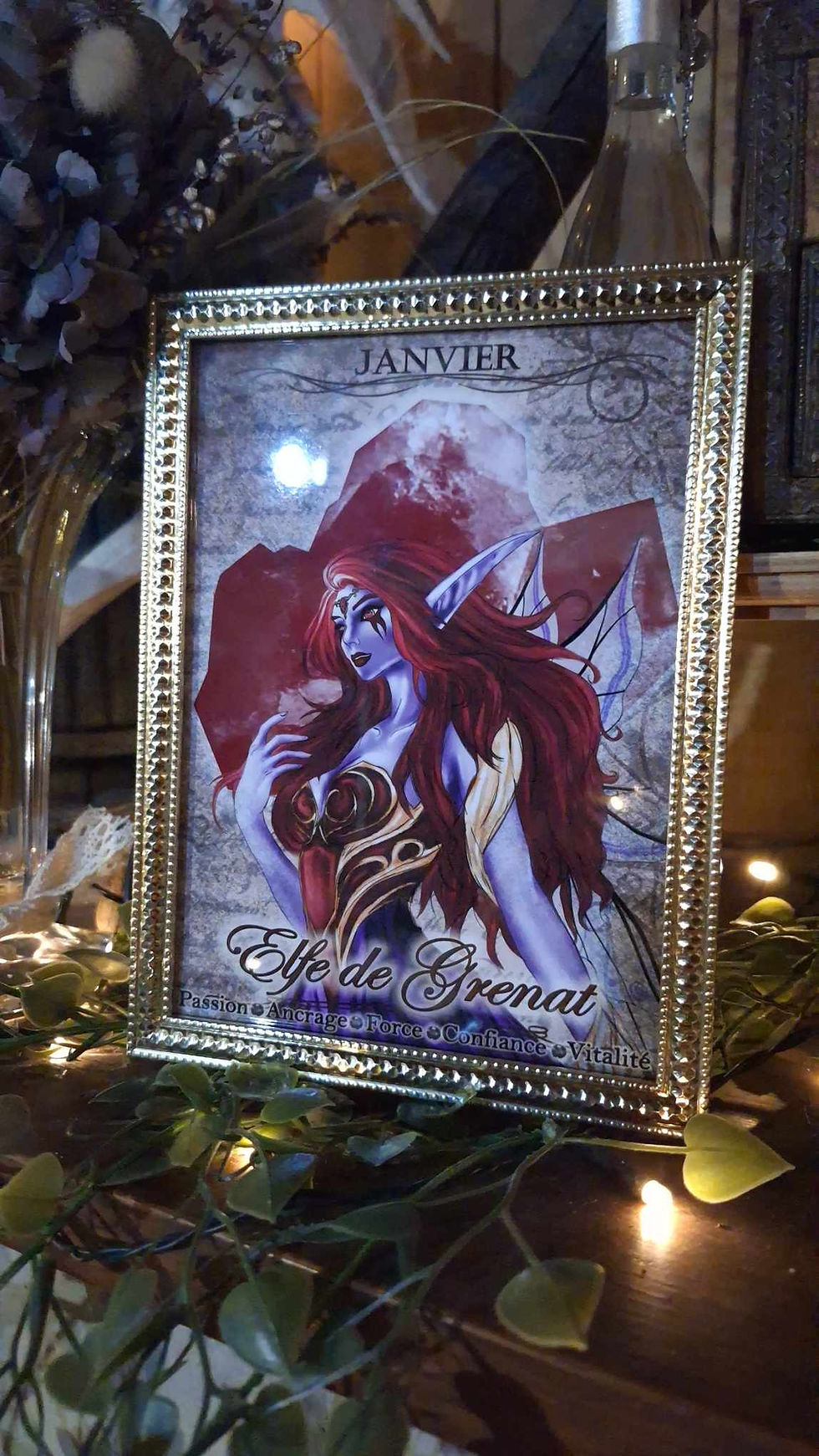 Miniature : Elfe de Grenat - JANVIER