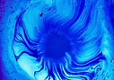 Blue Abstract Swirl