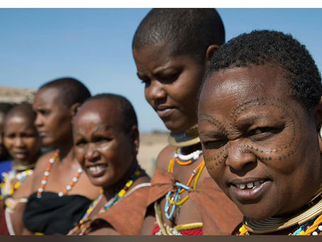 Women of the Maasai tribe in Tanzania