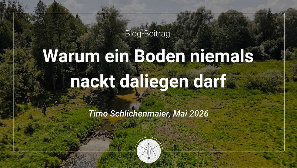 Warum ein Boden niemals nackt daliegen darf. Viktor Schauberger und das Geheimnis des lebendigen Wassers