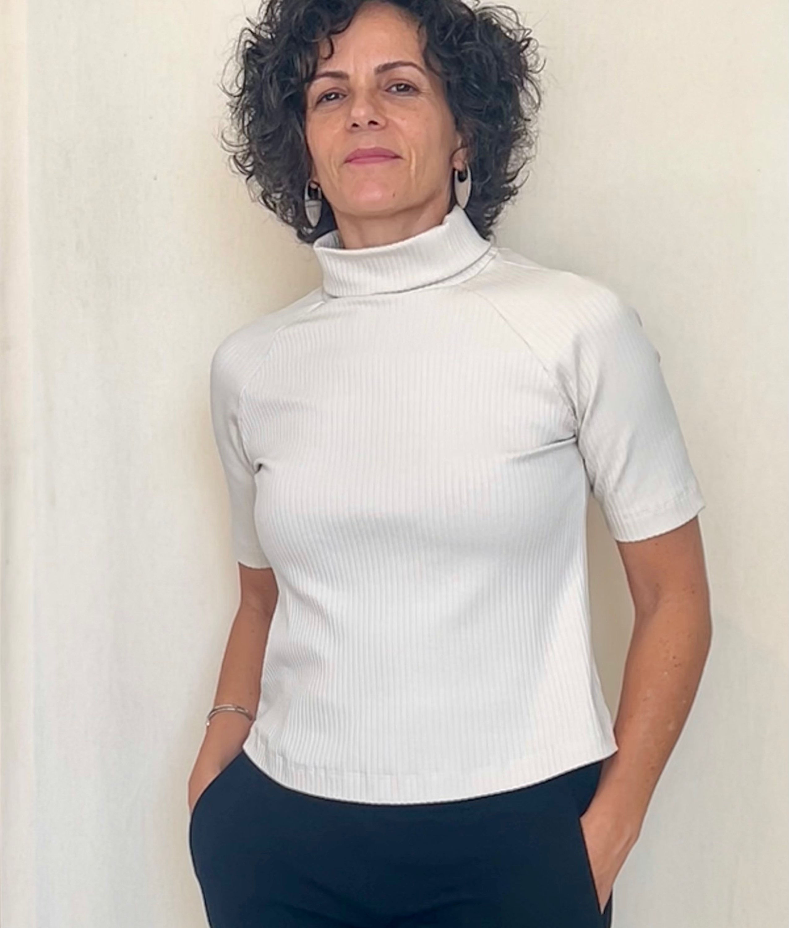 Blusa Canelada Soho Areia