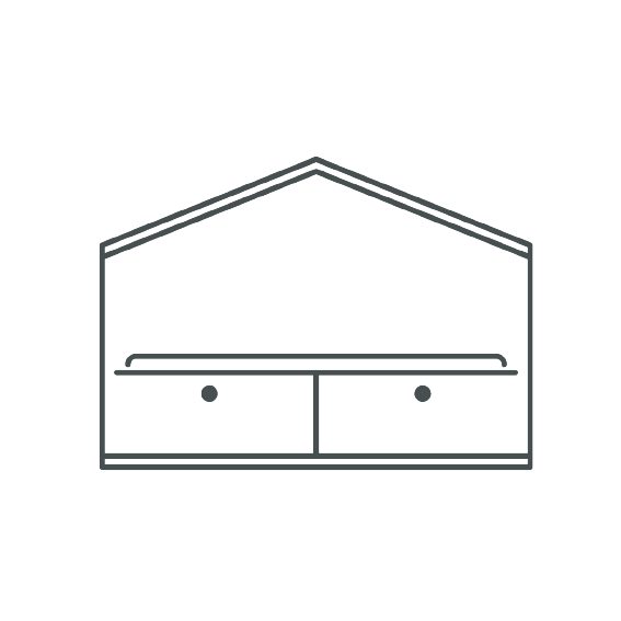 保育園 家具 収納 家型