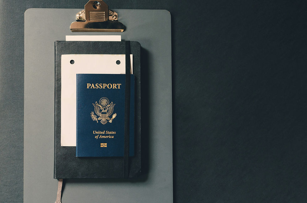 Passport and documents illustrating Form 41 and DTAA compliance for non-residents in India