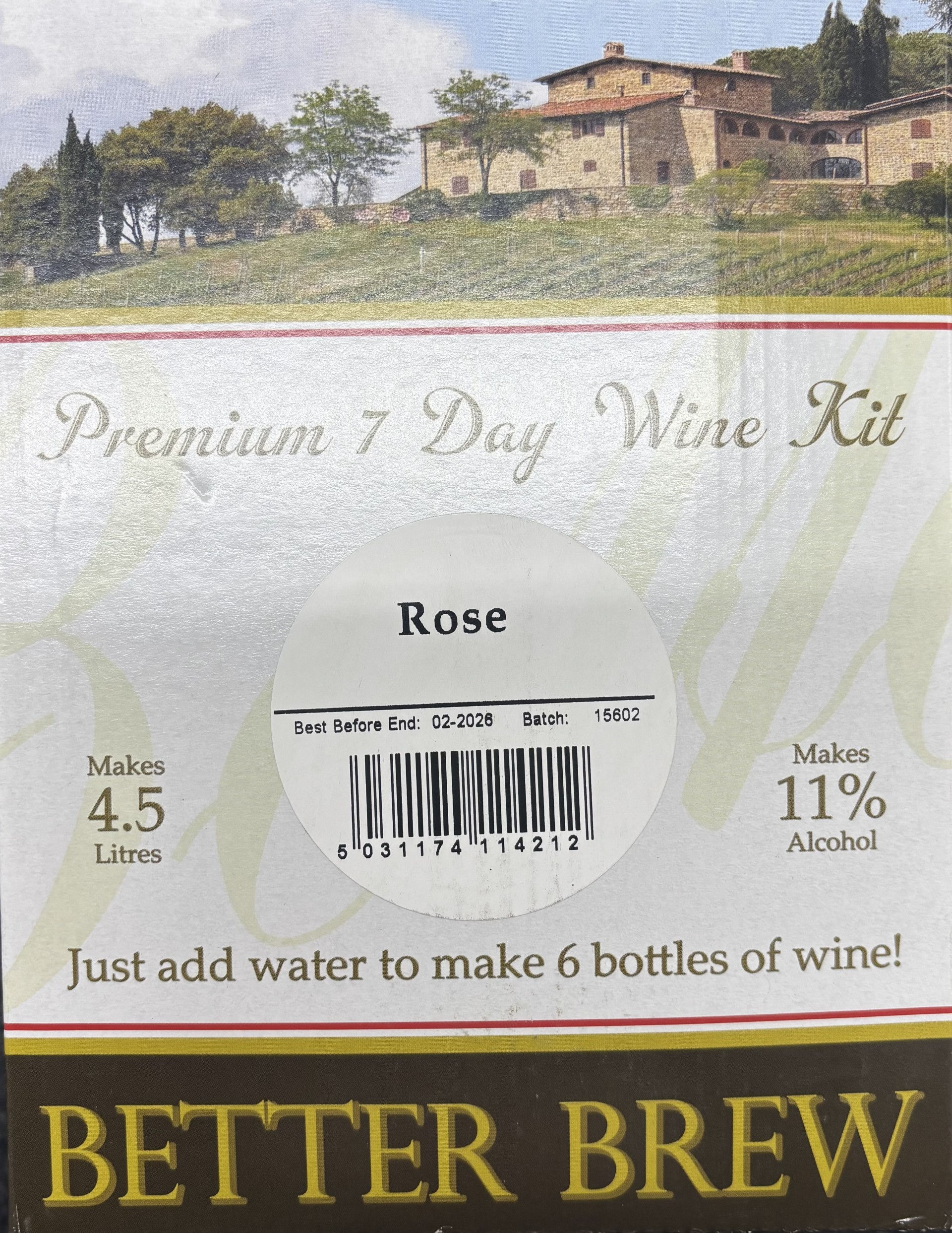 Better Brew Rose Wine Kit