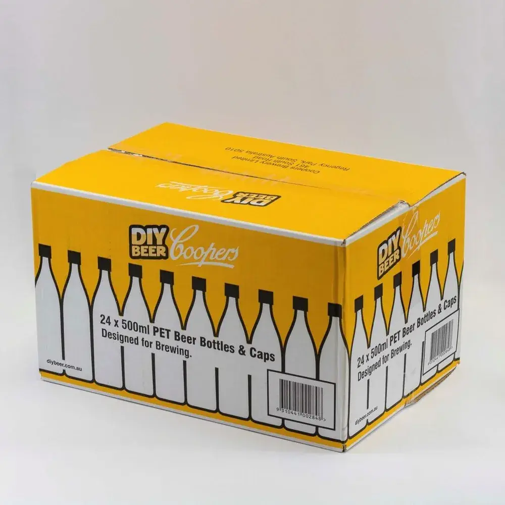 Coopers 500ml PET Bottles & Caps 24's