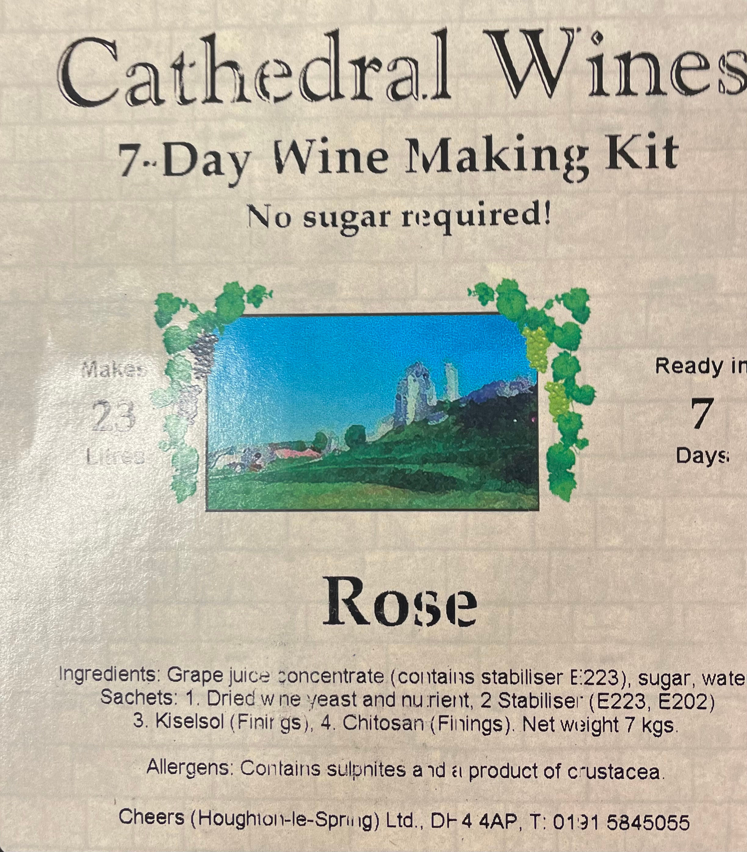 Cathedral Wine Kits (Rose)