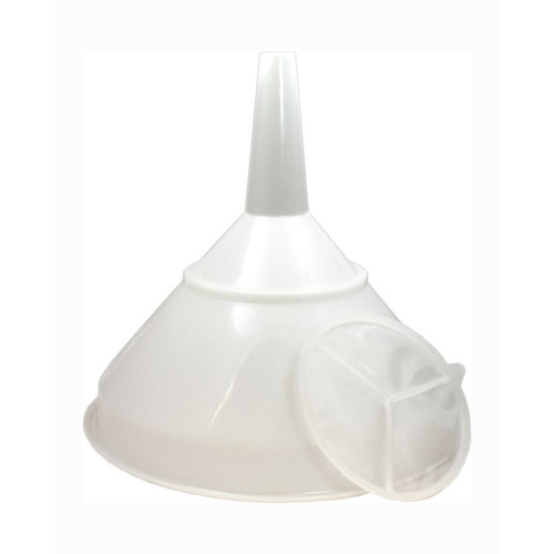12" Plastic Funnel with strainer Wine Online