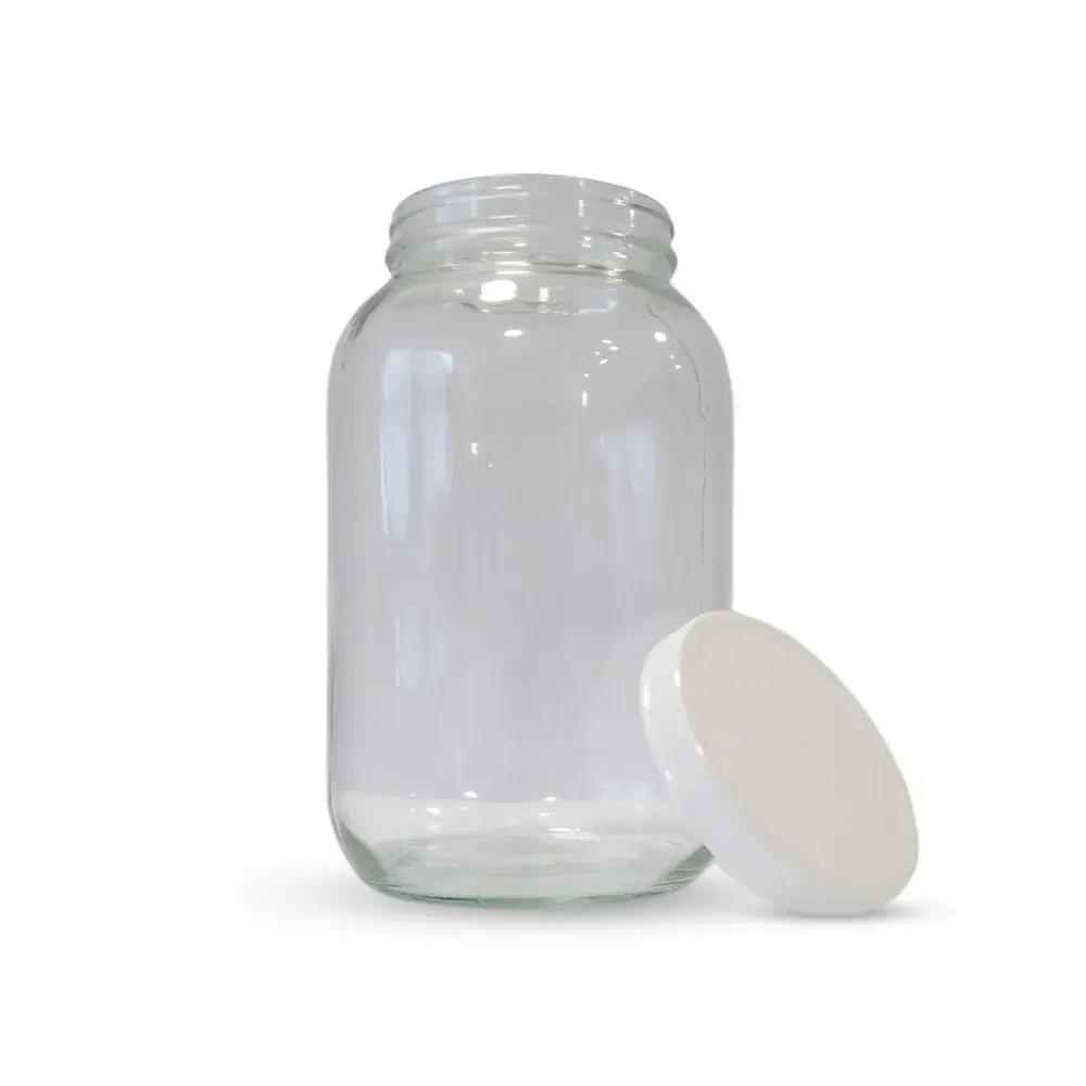 1 US Gallon Glass Jar & Lid x 4