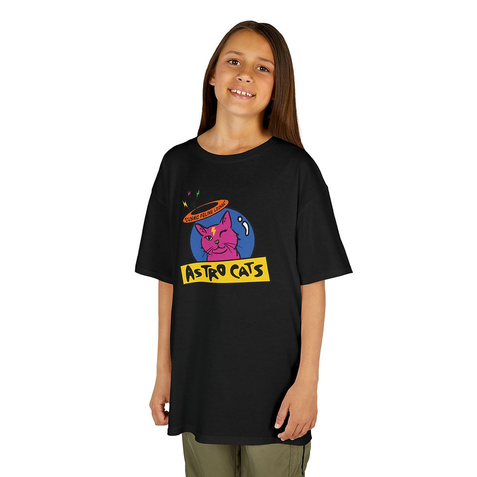 Thumbnail: AstroCats Midweight Cosmic Kids T-shirt